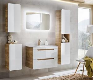 CMD Via Domo - Kúpeľňová skrinka pod umývadlo Aruba White - biela - 40x60x22 cm