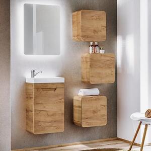 CMD Via Domo - Kúpeľňová skrinka pod umývadlo Aruba Craft - prírodná - 40x60x22 cm