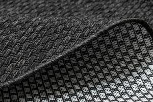 Šnúrkový koberec SIZAL TIMO 6272 čierny kruh