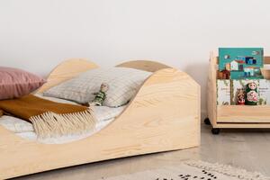 Detská dizajnová posteľ z masívu PEPE 1 - 160x90 cm
