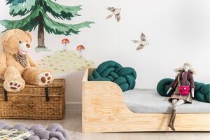 Detská dizajnová posteľ z masívu PEPE 6 - 160x70 cm