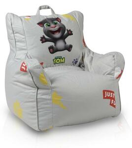 Sedací vak Kreslo Tom TiaHome - Čierna