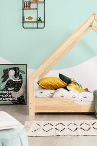 Detská domčeková posteľ z masívu LOCA B - 160x70 cm