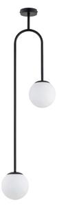 Luster na tyči VECTOR 2xE14/10W/230V čierna