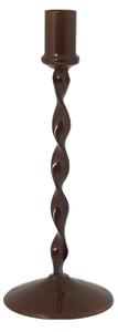 Sklenený svietnik Eneby Brown 24 cm