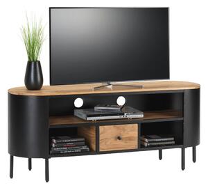 TV DIEL, akácia, čierna, farby akácie, 145/60/40 cm Ambia Home - Obývacie zostavy