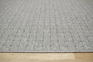 Metrážny koberec Zembla 73 sivý / grafitový