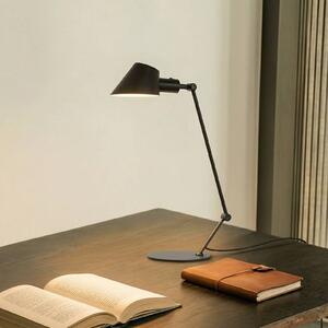 Stolná lampa Lindby Corali, čierna, kov, výška 64 cm, Čierna, Obývacia izba / jedáleň, kov, Moderný, Stojacie svietidlo