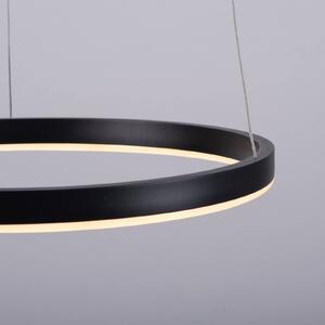 Závesné svietidlo Ritus LED, Ø 39,3 cm, antracit