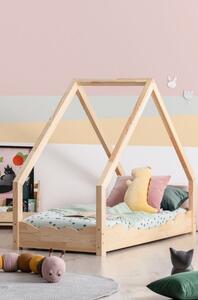 Detská Domčekové posteľ z masívu LOCA D - 160x70 cm