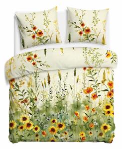 SATÉNOVÉ OBLIEČKY SATYNLOVE PREMIUM 160X200 CM, 2KS 70X80 CM KVETY