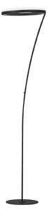 LED stojaca lampa Sirko, pieskovo čierna, výška 177 cm, kov,, Čierna, Obývacia izba / jedáleň, kov, Moderný