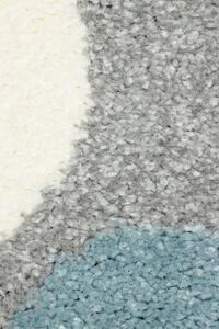 Detský koberec Kiddy KID733G sivý