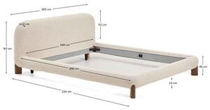 ODINA WALNUT posteľ 160 x 200 cm