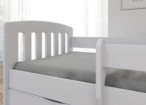 Detská posteľ CLASSIC so zásuvkou - biela 160x80 cm