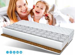 Detský matrac BABY MAX RELAX 120x60x10 cm - kokos / pena / pohánka