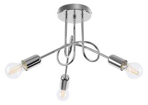 Sollux SL.1440 - Prisadený luster LOOP 3xE27/15W/230V chróm