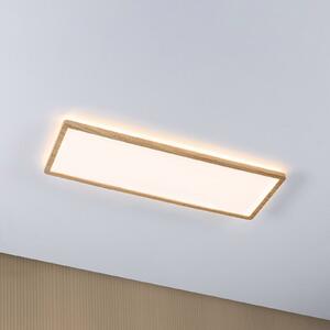 Paulmann LED panel Atria Shine, v odtieni dreva, dĺžka 56 cm, IP44, Svetlé drevo, Pracovňa / Kancelária, Plast, Moderný, Stropné svetlo