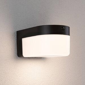 Paulmann Nástenné svetlo Calyne s LED osvetlením, 230 V + Solar, čierna, 23 cm, Čierna, Plast, Moderný, Nástenné svietidlo
