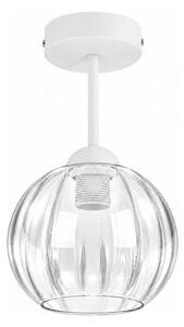 BRILAGI - LED Prisadený luster RETRO GLASS 1xE27/60W/230V priemer 18 cm biela/číra