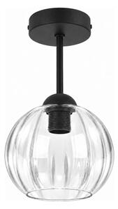 BRILAGI - LED Prisadený luster RETRO GLASS 1xE27/60W/230V pr. 18 cm čierna/číra