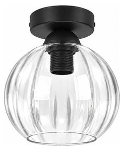 BRILAGI - LED Stropné svietidlo RETRO GLASS 1xE27/60W/230V pr. 18 cm čierna/číra
