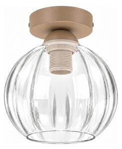 BRILAGI - LED Stropné svietidlo RETRO GLASS 1xE27/60W/230V pr. 18 cm béžová/číra