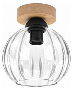 BRILAGI - LED Stropné svietidlo RETRO GLASS 1xE27/60W/230V pr. 18 cm dub/číre