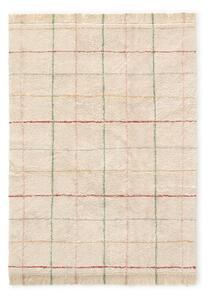 Krémový prateľný ručne tkaný bavlnený koberec 90x130 cm Color Lines – Lorena Canals