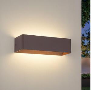 Brilagi - LED vonkajšie nástenné svietidlo DONNANI LED/12W/230V 30 cm hnedé IP44