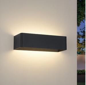 Brilagi - LED vonkajšie nástenné svietidlo DONNANI LED/12W/230V 30 cm čierne IP44