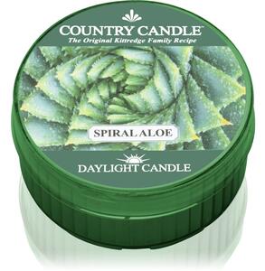 Country Candle Spiral Aloe čajová sviečka 42 g