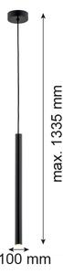 Argon 8329 - LED Luster na lanku RIO LED/4,2W/230V 3000K čierna