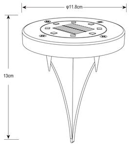 Globo 33414 - SADA 2x LED Solárne svietidlo SOLAR LED/0,8W/3V IP44