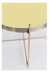 Odkladací stolík v zlatej farbe Zuiver Cupid, ⌀ 43 cm