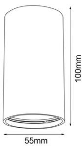 Brosline 1253 - Bodové svietidlo POINT 1xGU10/10W/230V biele