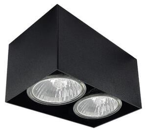 Brosline 1076 - Bodové svietidlo CAGE 2xGU10/10W/230V čierne