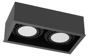 Brosline 1273 - Bodové svietidlo CAGE 2xGU10/18W/230V čierne