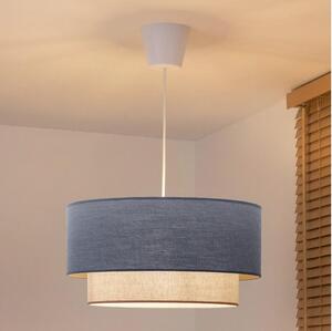 Brilagi - LED luster na lanku BOHO ECO 1xE27/10W/230V, priemer 40 cm, modrá/krémová