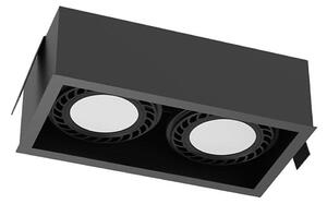 Brosline 3274 - Podhľadové svietidlo CAGE 2xGU10/18W/230V čierna