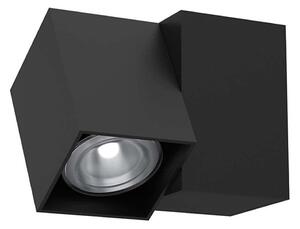 Brosline 2292 - Nástenné bodové svietidlo CUBE 1xGU10/10W/230V čierna