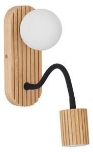Brilagi - Drevené nástenné svietidlo MODERN WOOD 1xG9/5W/230V + 1xGU10/8W