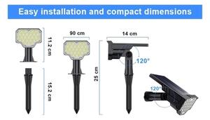 Viking - LED Solárna lampa LED/1W/3,7V IP65 6000K 2200 mAh