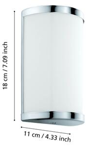 Eglo 95773 - LED Nástenné svietidlo CUPELLA 2xLED/4,5W/230V