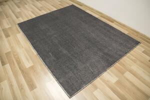 Metrážny koberec Java 177 sivý / strieborný / čierny