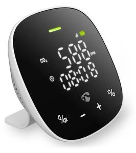 Nedis WIFISA20CBK-Inteligentný monitor kvality ovzdušia s LED displejom SmartLife Wi-Fi