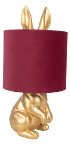 Red & Gold Rabbit nočná lampa Ø20*42