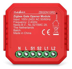 Nedis ZBGDN10RD - Inteligentný spínač garážových vrát SmartLife Zigbee Tuya