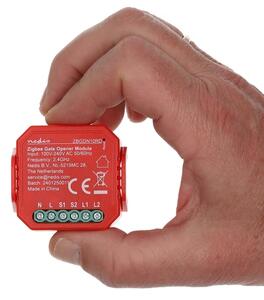 Nedis ZBGDN10RD - Inteligentný spínač garážových vrát SmartLife Zigbee Tuya