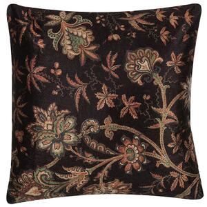 Dekoratívny vankúš viacfarebný kvetovaný vzor 45 x 45 cm retro vintage dekoratívne doplnky